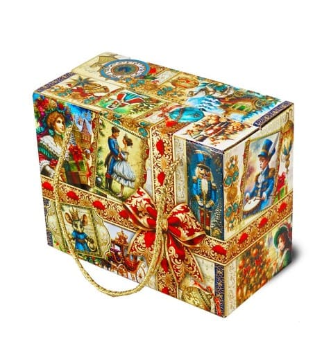 Сладкий новогодний подарок «Винтаж», Микрогофрокартон, 1200 гр. - вид 2