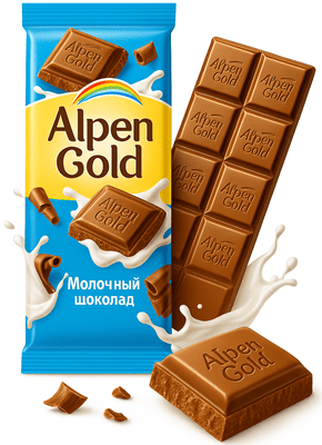 Шоколад Alpen Gold 80гр.