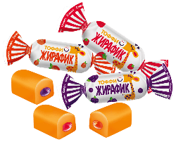 Конфета Жирафик тоффи